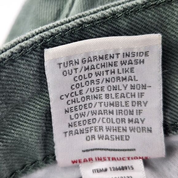 Torrid Jean Shorts Women Plus Size 18 Olive Green Travel Vacation Goblincore - Picture 9 of 10